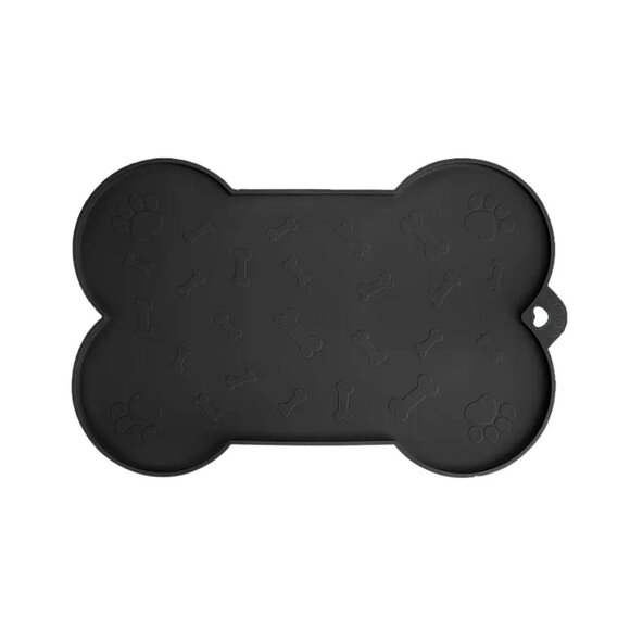 Silicone Dog Feeding Mat - Waterproof Non-Slip Pet Bowl Pad for Dogs & Cats - Picture 1 of 7